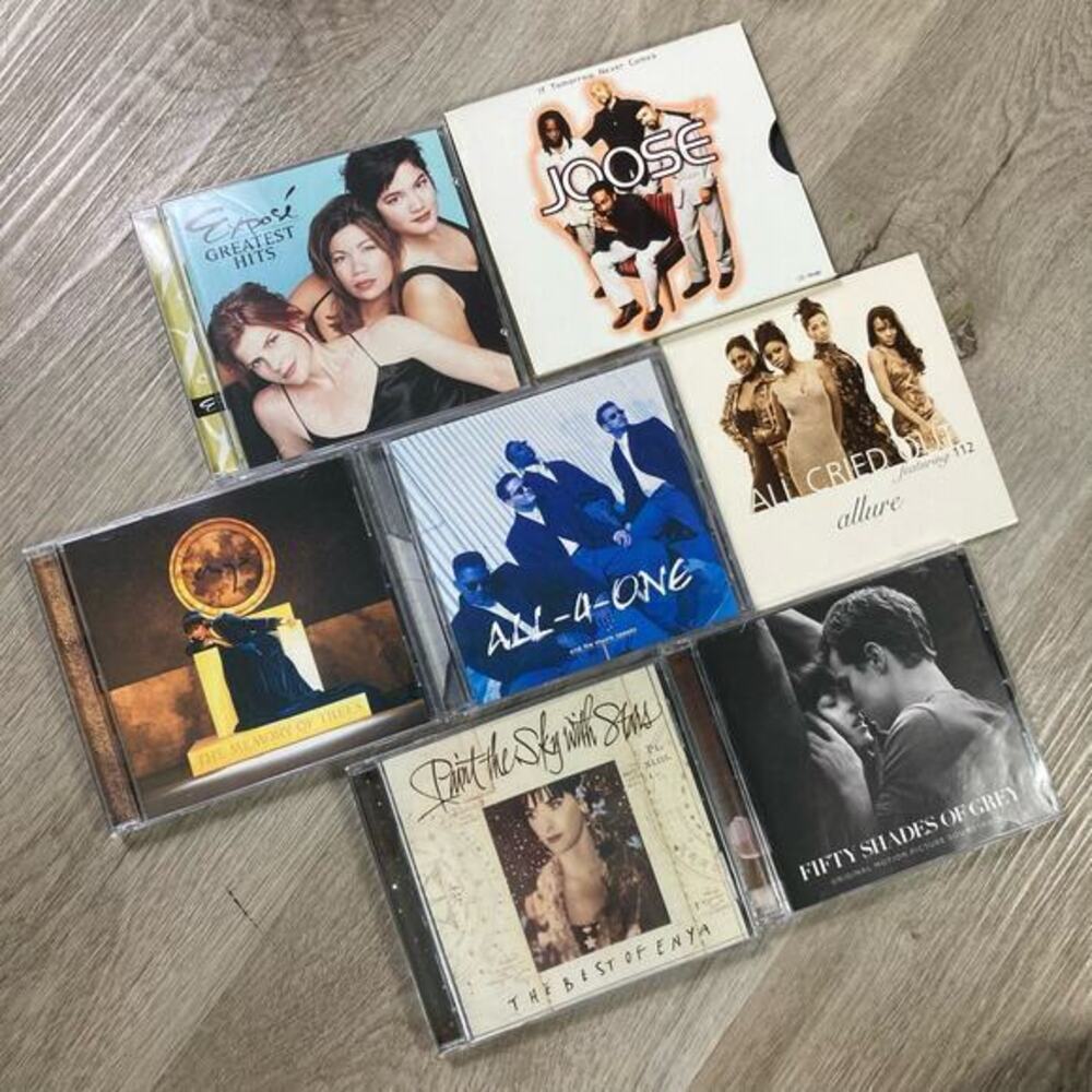 Lot 7 CDs En Vogue All-4-One Enya Allure Joose 90s Pop R&B Music Album Mix